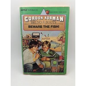 Gordon Korman Beware the Fish! Bruno & Boots Apple Paperbacks Vintage Scholastic